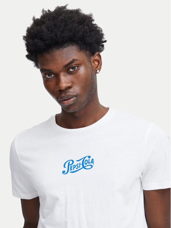 Blend Blend Тишърт 20716806 Бял Regular Fit