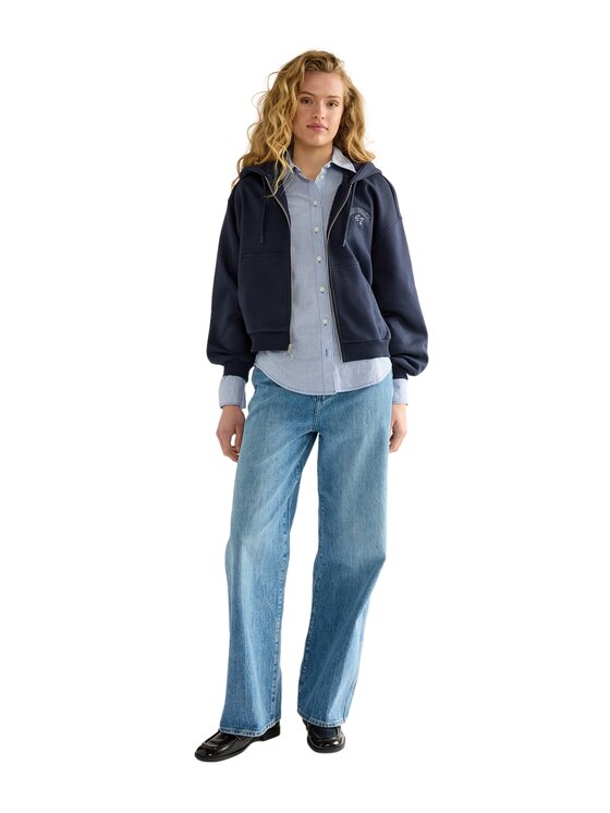 Wrangler Wrangler Bluza 112386835 Granatowy Regular Fit