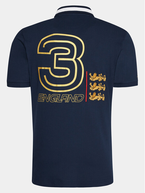 La Martina La Martina Поло YMP605 PK001 Cиній Regular Fit