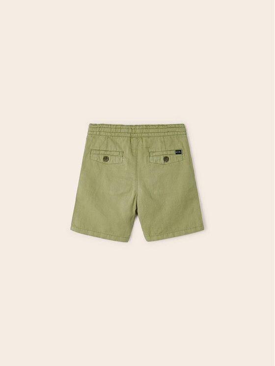 Mayoral Mayoral Шорти от плат 3221 Зелен Regular Fit