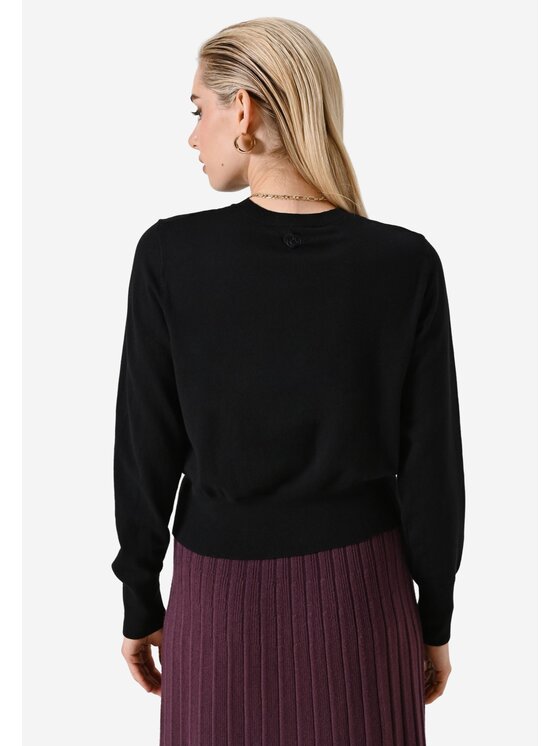Rinascimento Rinascimento Ζακέτα Cardigan donna Μαύρο Regular Fit