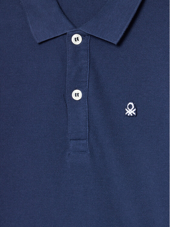 United Colors Of Benetton United Colors Of Benetton Polo 3089G3009 Granatowy Regular Fit