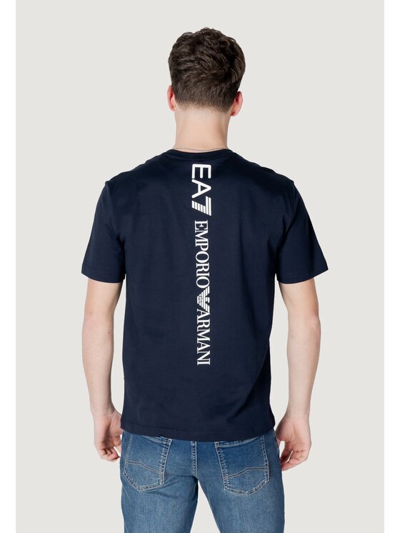 EA7 Emporio Armani EA7 Emporio Armani T-Shirt 7M000567 AF10375 Niebieski Casual Fit