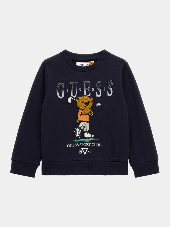 Guess Bluză N4RQ03 KA6R3 Bleumarin Regular Fit