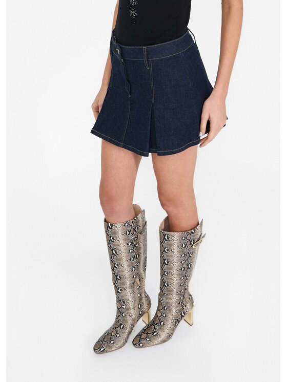 Liu Jo Liu Jo Minigonna UF5182D492577000 Celeste Regular Fit