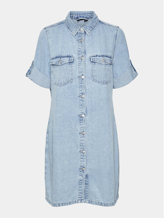 Vero Moda Vero Moda Джинсова сукня Jennie 10309665 Світло-синій Regular Fit
