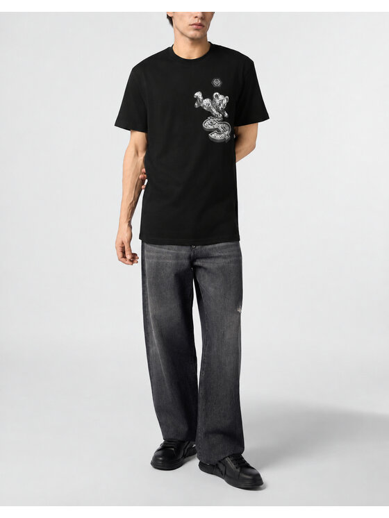 PHILIPP PLEIN PHILIPP PLEIN T-shirt 31106 Nero Regular Fit