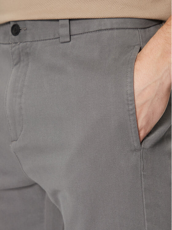 HUGO HUGO Chinos kelnes 50533851 Pilka Slim Fit