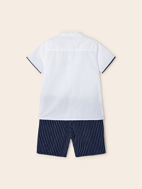 Mayoral Mayoral Set Hemd und Stoffshorts 3240 Bunt Regular Fit