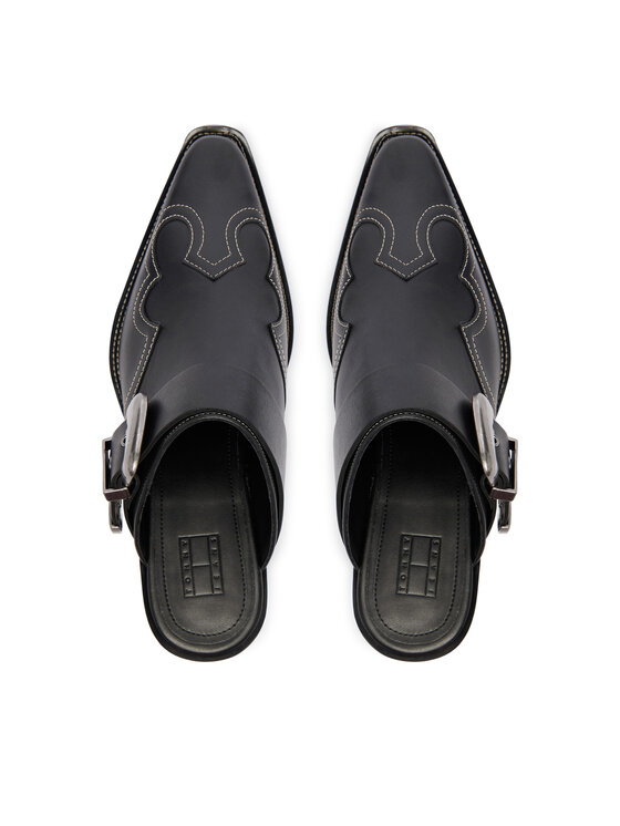 Tommy Jeans Tommy Jeans Plätud Archive Cowboy Mule Leather EN0EN03063 Must