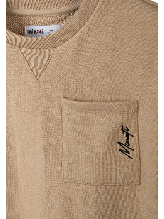 minoti minoti T-Shirt 17SET50D Beżowy Regular Fit