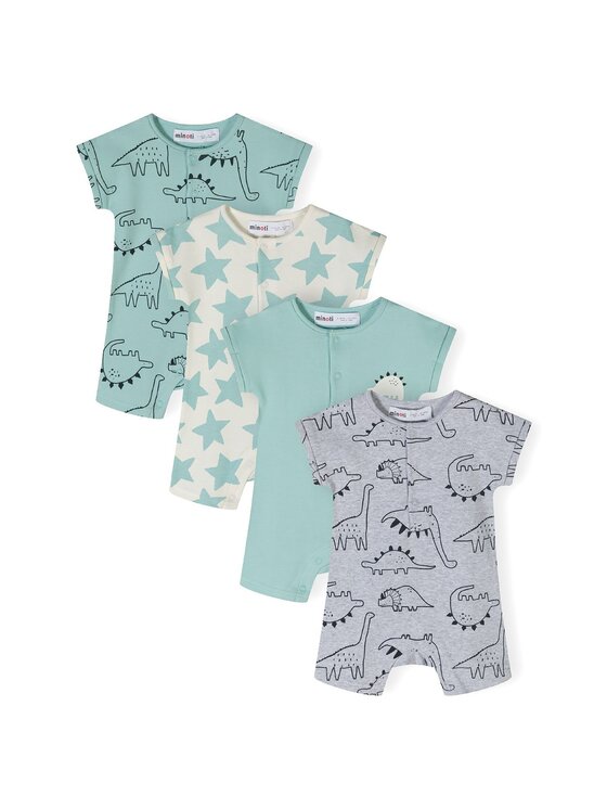MINOTI MINOTI Pajac 24babypack12 Zielony Regular Fit