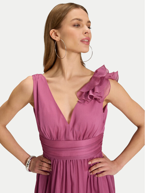 Swing Swing Cocktail obleka 5AJ07600 Roza Regular Fit