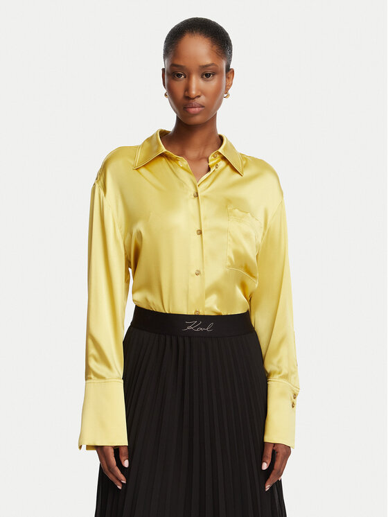 MAX&Co. Cămașă Angri 2616111061200 Galben Regular Fit