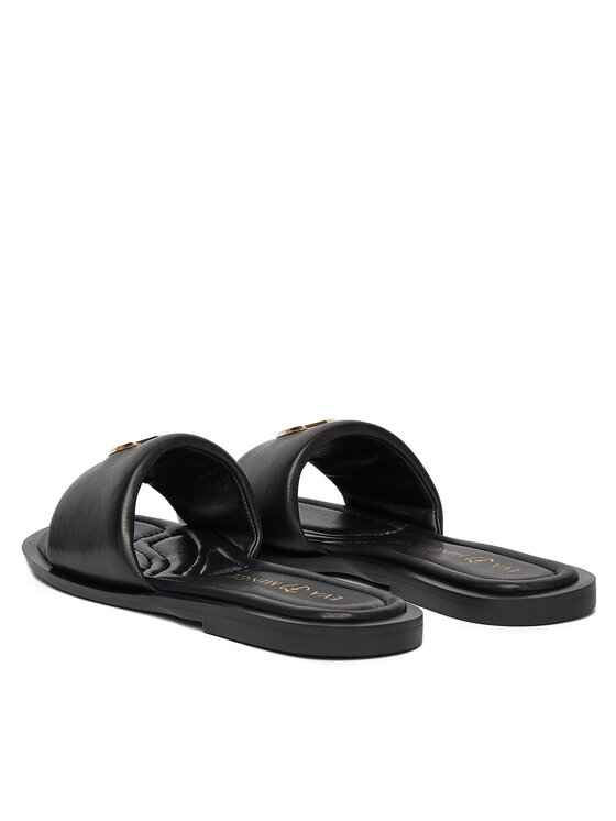 Eva Minge Eva Minge Pantoletten POPPY-LT102-13 Schwarz