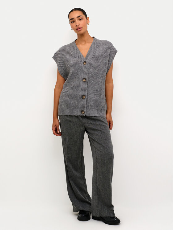 Kaffe Kaffe Strickjacke Nellia 10508966 Grau Regular Fit