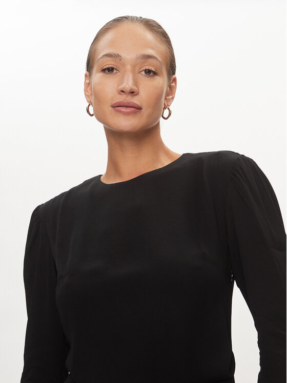 DKNY DKNY Koktel haljina D2A4B345 Crna Regular Fit