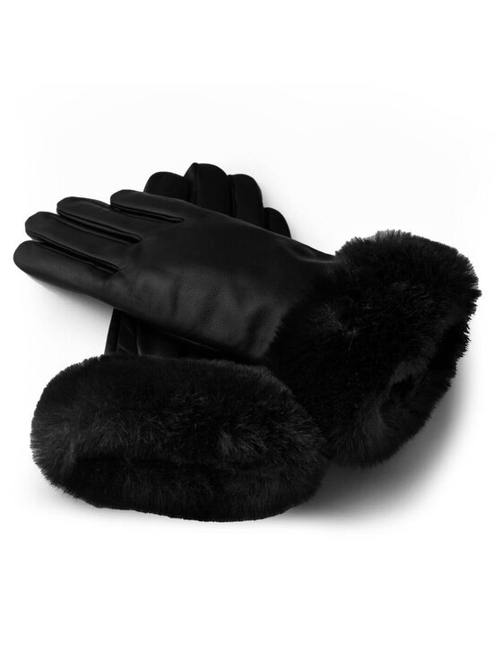 napo gloves napo gloves Rękawiczki Damskie napoFUR (czarny) S Czarny