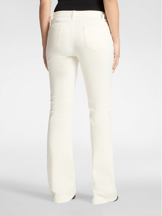 Elena Mirò Elena Mirò Spodnie materiałowe P701P000434N011 Biały Regular Fit