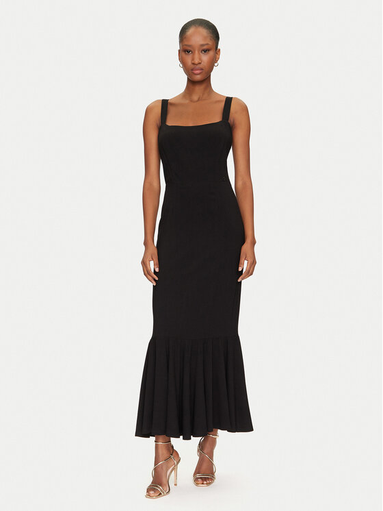 Guess Rochie cocktail W5GK20 WH4S2 Negru Slim Fit