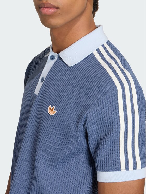 adidas adidas Polo 163931 Niebieski jasny Loose Fit