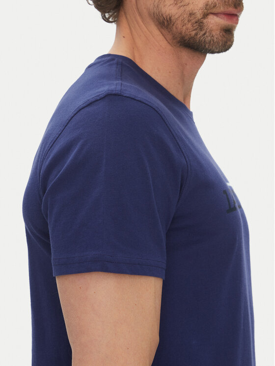 La Martina La Martina T-shirt Aguer MAR304 JS206 Blu scuro Regular Fit