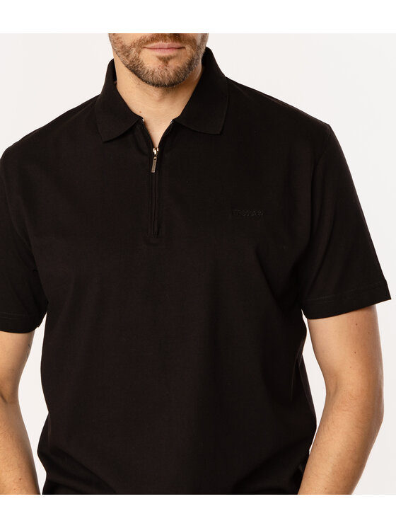 Lee Cooper Lee Cooper Polo TRIS 5056 Czarny Regular Fit