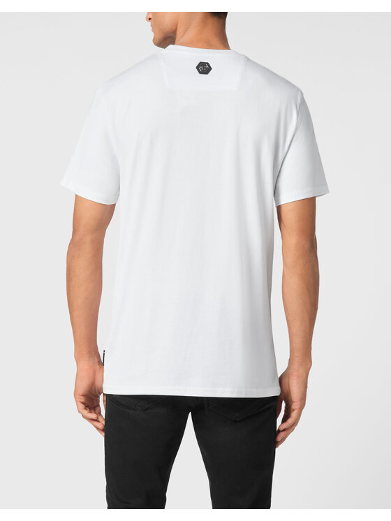 PHILIPP PLEIN PHILIPP PLEIN T-shirt 22269 Bianco Regular Fit