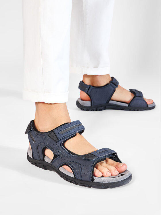 Geox Geox Sandales U S.Strada D U8224D 0BC50 C4422 Tumši zils