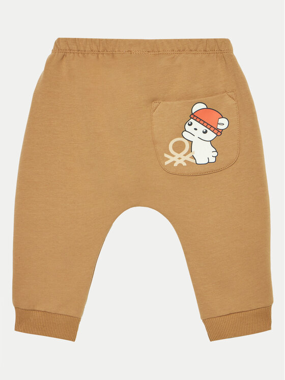 United Colors Of Benetton United Colors Of Benetton Παντελόνι φόρμας 35Q2AF023 Καφέ Regular Fit