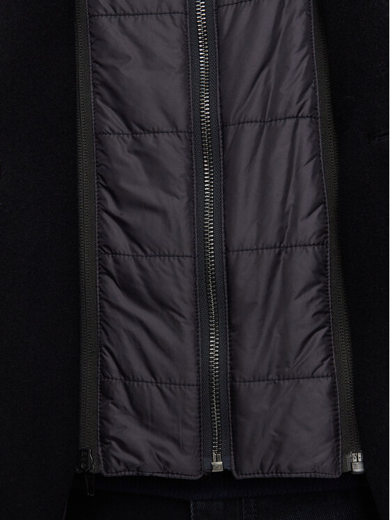 Hechter Paris Hechter Paris Vilnas mētelis 45014 142270 Tumši zils Regular Fit