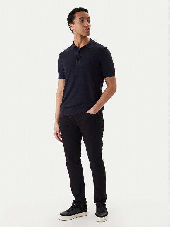 Guess Jeans Guess Jeans Farmer M5YA1C D6311 Fekete Slim Fit
