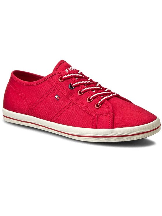 Scarpe tommy hilfiger rosse online