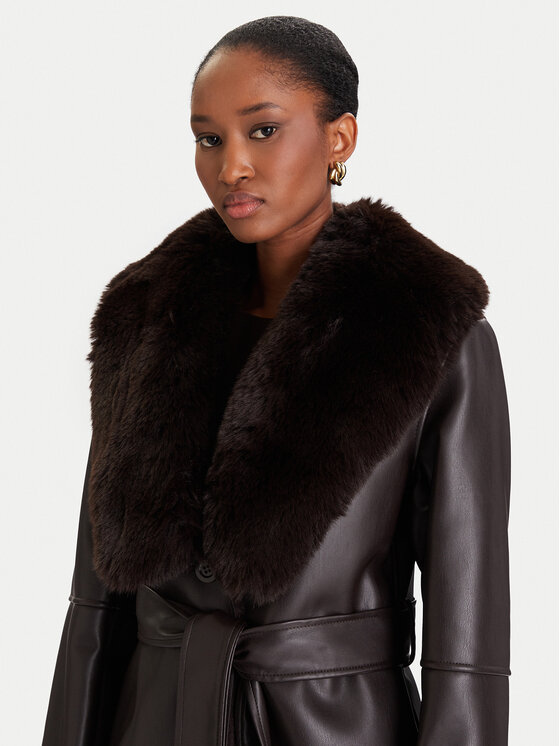 Marciano Guess Marciano Guess Cappotto in shearling 5BGL42 7387A Marrone Regular Fit