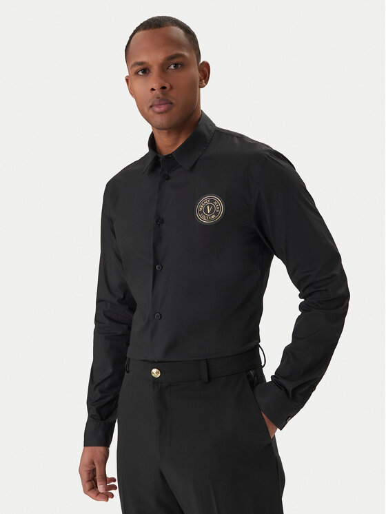 Versace Jeans Couture Versace Jeans Couture Риза 80GALCS0 CNY17 Черен Regular Fit