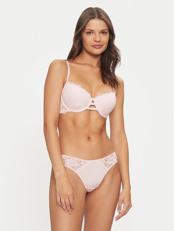 Hunkemöller Hunkemöller Stringi Andrea 205413 Różowy