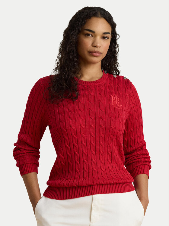 LAUREN RALPH LAUREN LAUREN RALPH LAUREN Светр 200P14039501 Червоний Regular Fit