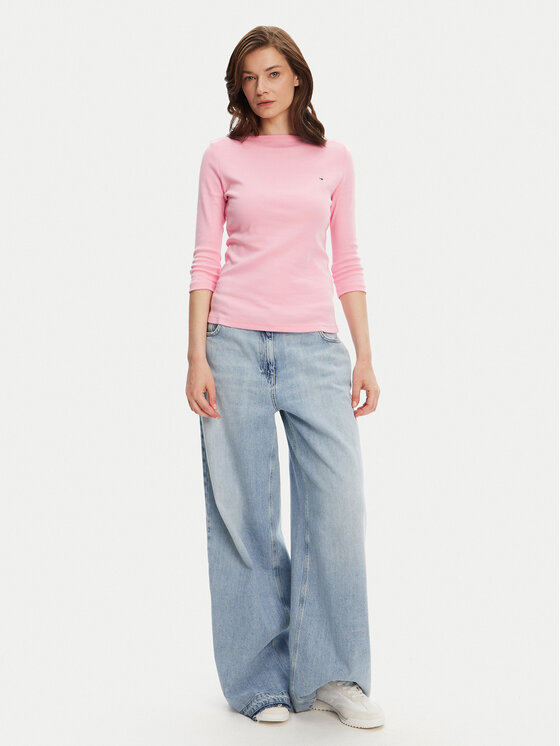 Tommy Hilfiger Tommy Hilfiger Bluse New Cody WW0WW40589 Rosa Slim Fit
