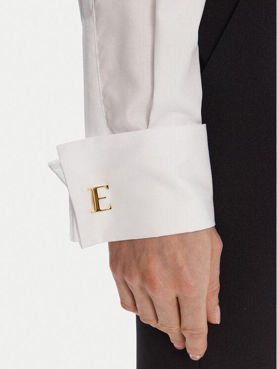 Elisabetta Franchi Elisabetta Franchi Koszula re Biały Regular Fit