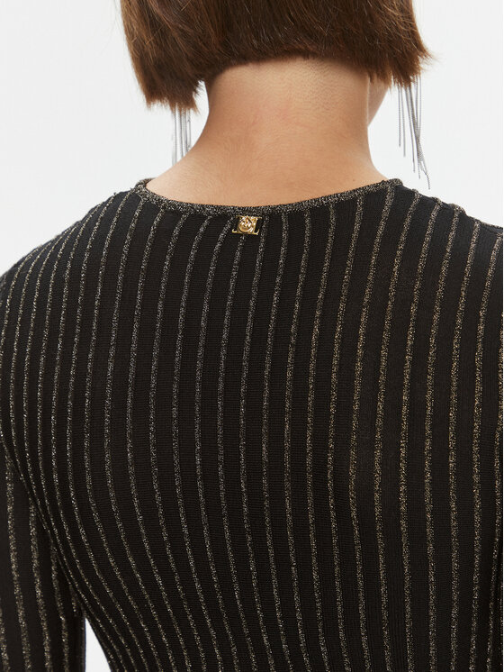 PINKO Pinko Vsakodnevna obleka Bitter 100413 A0L0 Črna Regular Fit