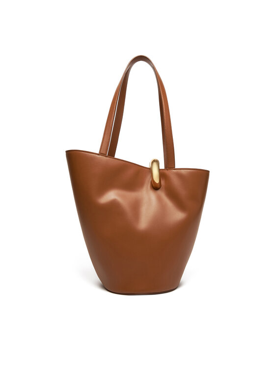 JACQUEMUS JACQUEMUS Ročna torba La Bambola Moyen 251BA4123000 Rjava