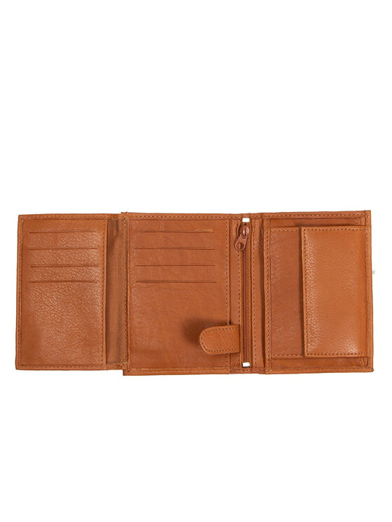 Mustang Mustang Portfel MUSTANG Livorno Wallet Tall Brązowy