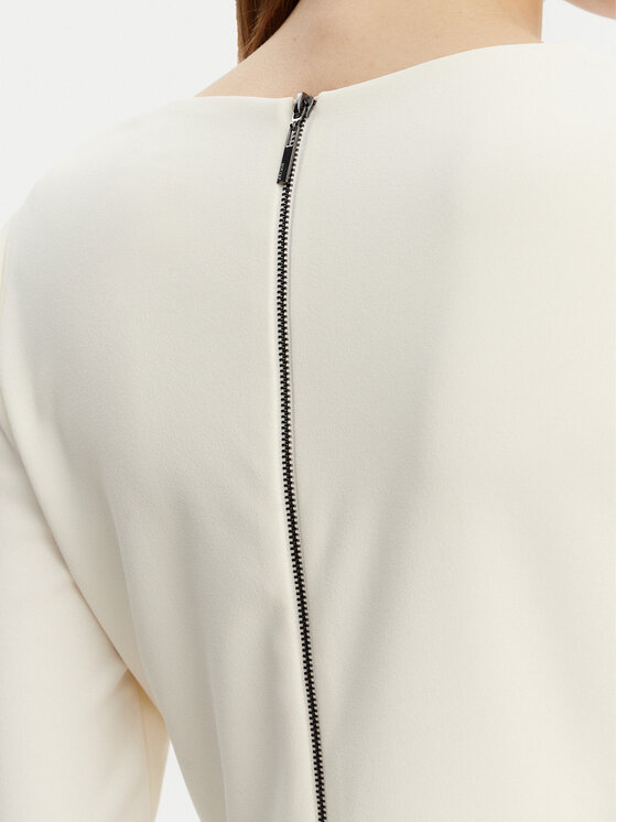 DKNY DKNY Kokteilinė suknelė DD4JI62A Écru Slim Fit