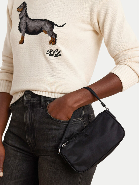 LAUREN RALPH LAUREN LAUREN RALPH LAUREN Torebka Nyln Mini Bg 432951690004 Czarny