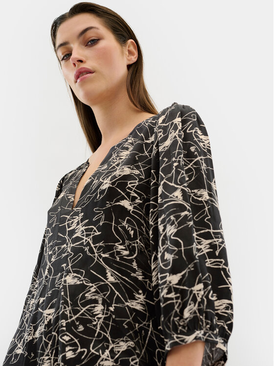 Karen by Simonsen Karen by Simonsen Sukienka codzienna Marbella 10104894 Czarny Regular Fit