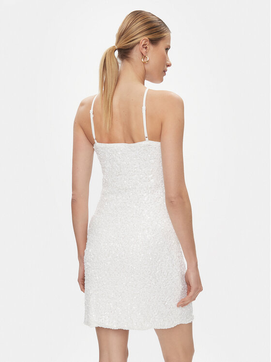 YAS YAS Koktel haljina Ariella 26032153 Bijela Regular Fit