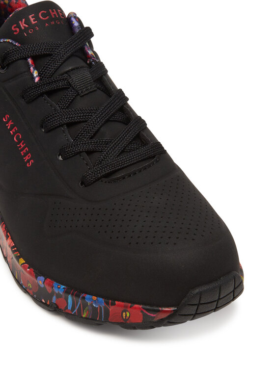 Skechers Skechers Sneakersy Uno-Majestic Garden 155583/BKMT Czarny