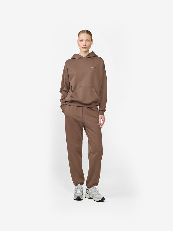 La Mania La Mania Felpa TRACK Marrone Basic Fit