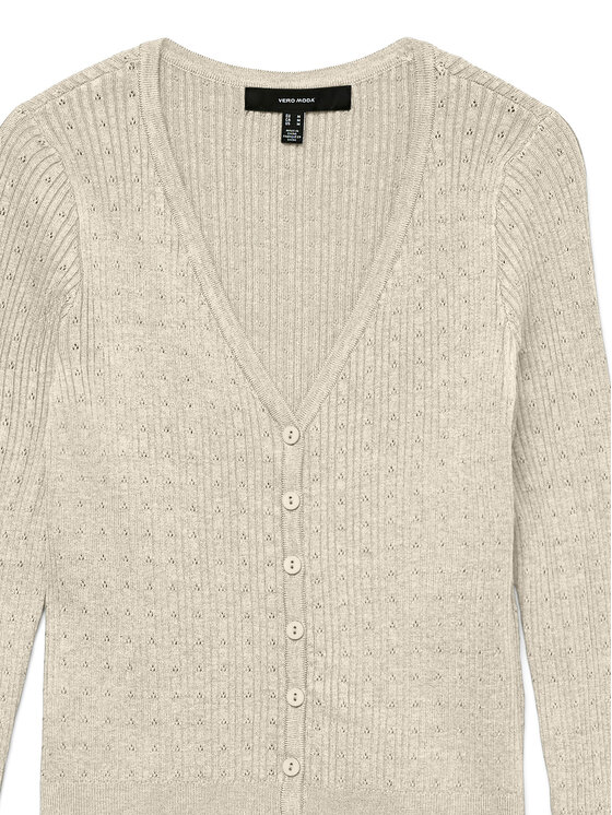 Vero Moda Vero Moda Kardigan Silje 10340553 Béžová Regular Fit