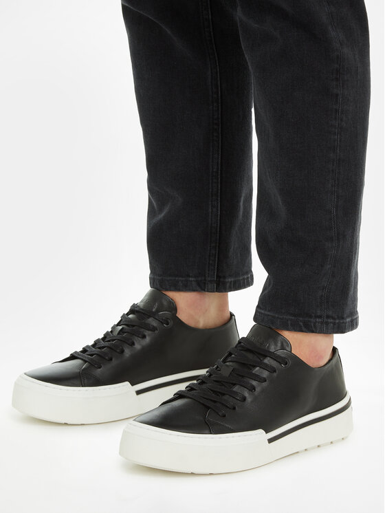 Calvin Klein Calvin Klein Tenisice Low Top Lace Up HM0HM01177 Crna